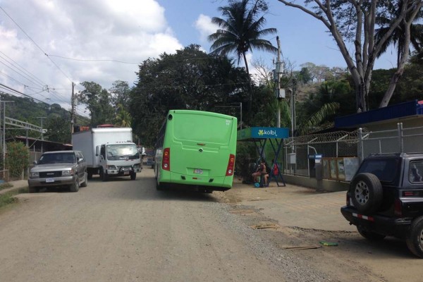 Bus stop - Dominical Costa Rica