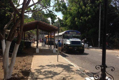 Concepción de Ataco bus stop